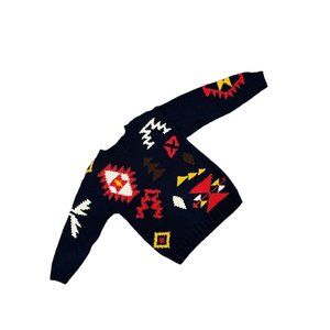 Vintage Liz Wear Liz Claiborne Knitted by Hand Sweater Size M